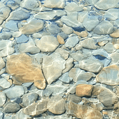 Sanfte Steine unter klarem Wasser - Symbol für innere Ordnung, Struktur und Klarheit nach einer Sortiersession
