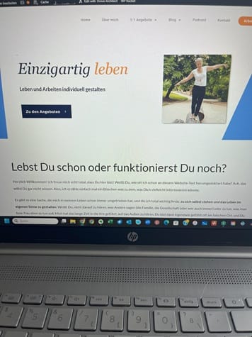 Foto von Seelenguide Website Homepage