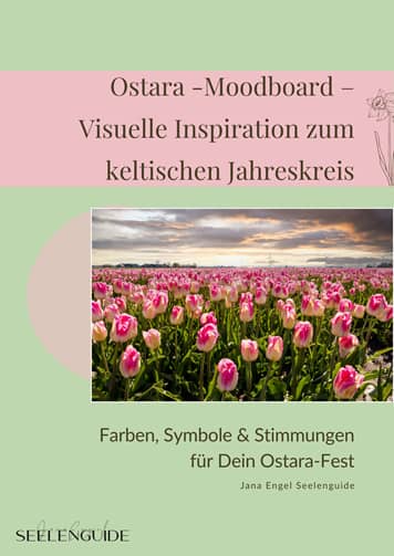 Ostara-Moodboard – Visuelle Inspiration für den keltischen Jahreskreis mit Farben, Symbolen und Stimmungen des Frühlings