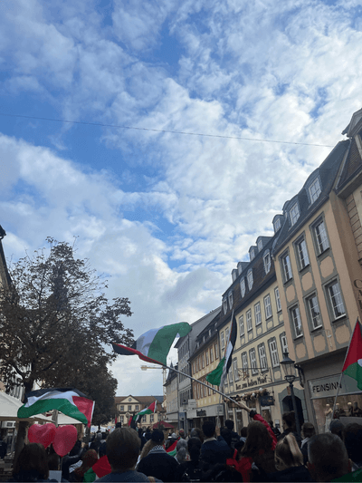 Pro-Palästina-Demo in Fulda Pro-Palästina-Demonstration in Fulda am 27. September 2025